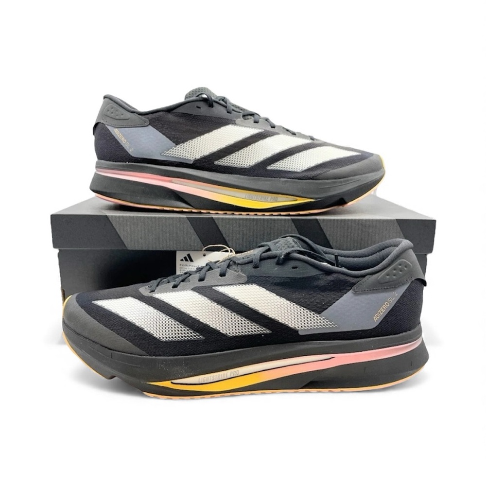 adidas Adizero SL2 Road Running Shoes Racing Black Metallic IF1157 Men's Size 11